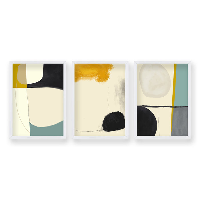 Cuadro Trio Jardín de Colores