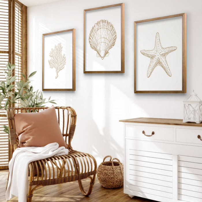 Cuadro Trio Exhibición Marina