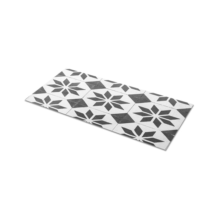 Alfombra Estrella Gris