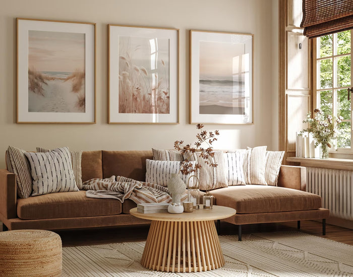 Cuadro Trio Walking Beach