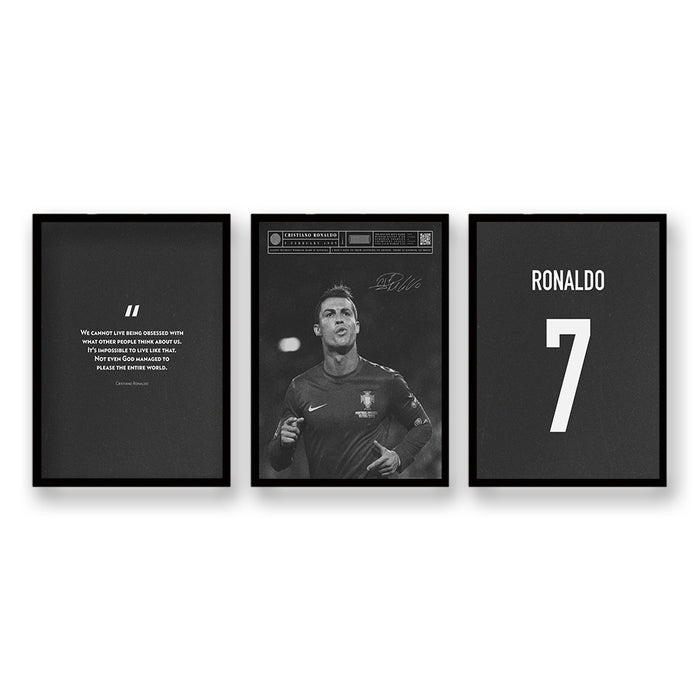 Cuadro Trio Cristiano Ronaldo