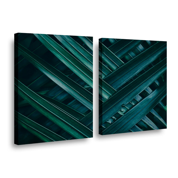 Canvas duo Textura Hojas