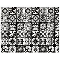 Alfombra vinílica Mosaico Negro