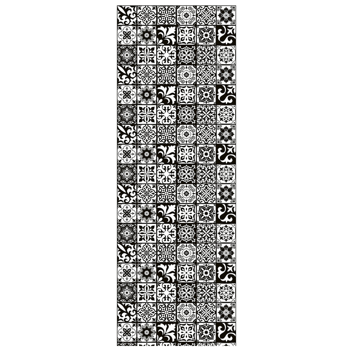 Alfombra vinílica Mosaico Negro