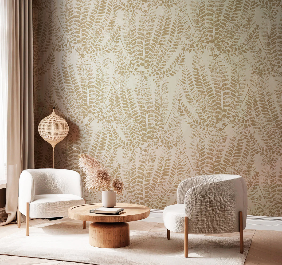 Papel Mural Marcas de Plantas