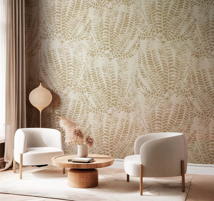 Papel Mural Marcas de Plantas