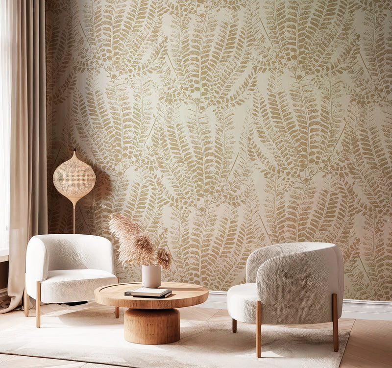 Papel Mural Marcas de Plantas