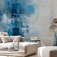 Papel Mural Ilusión Azulada