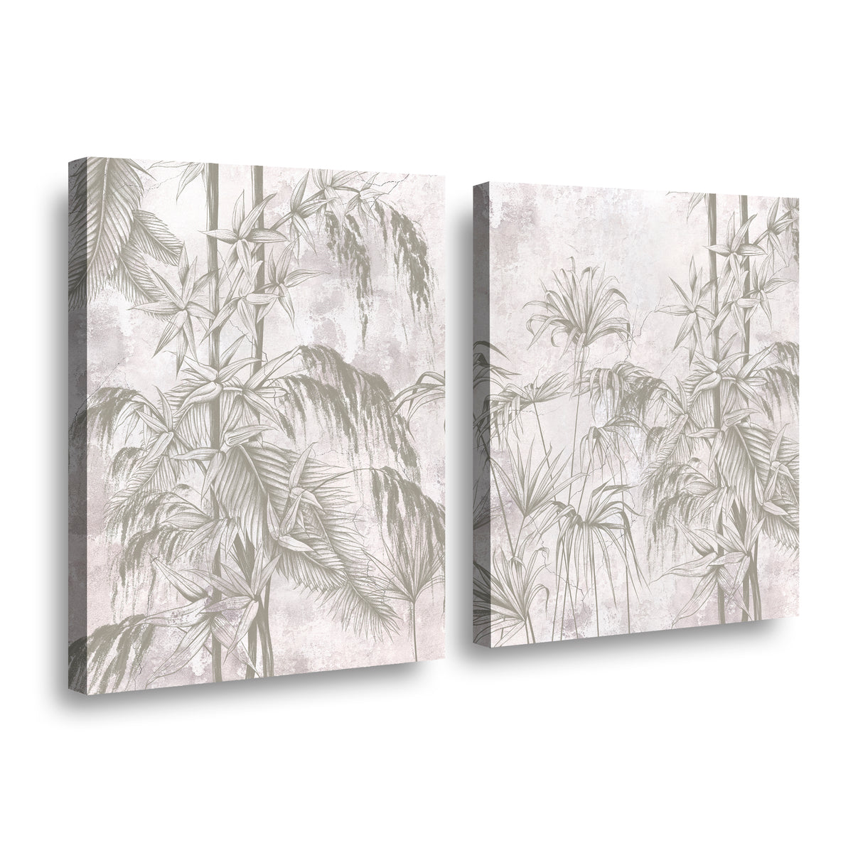 Canvas duo Verde mural