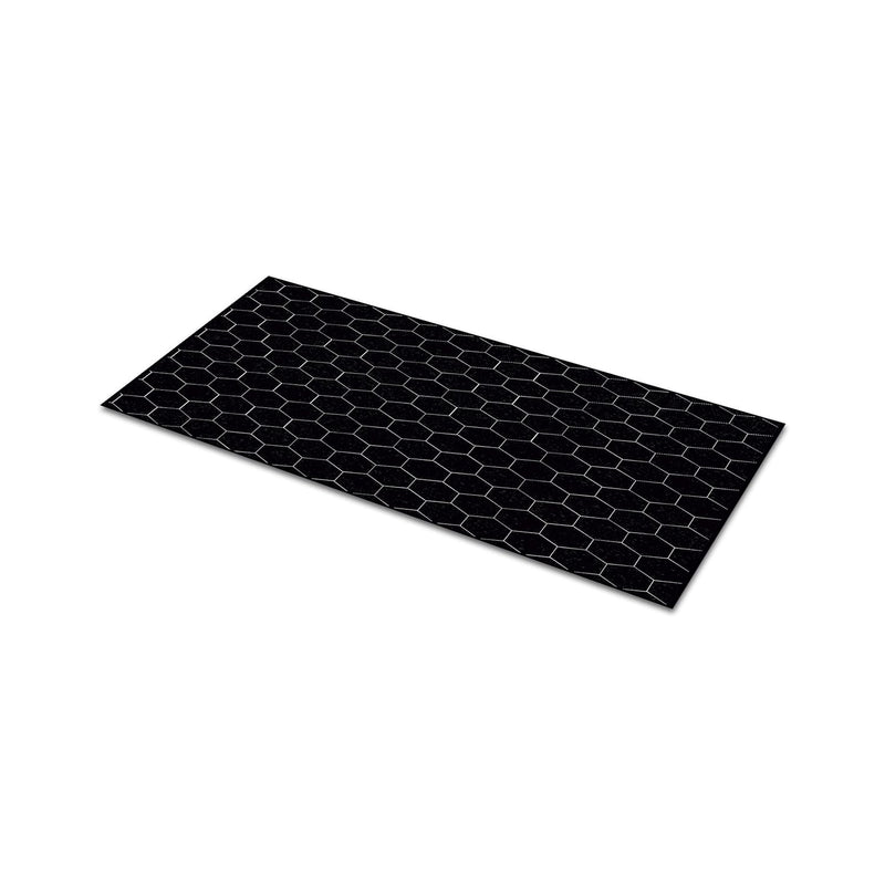 Alfombra vinílica Black Hexa