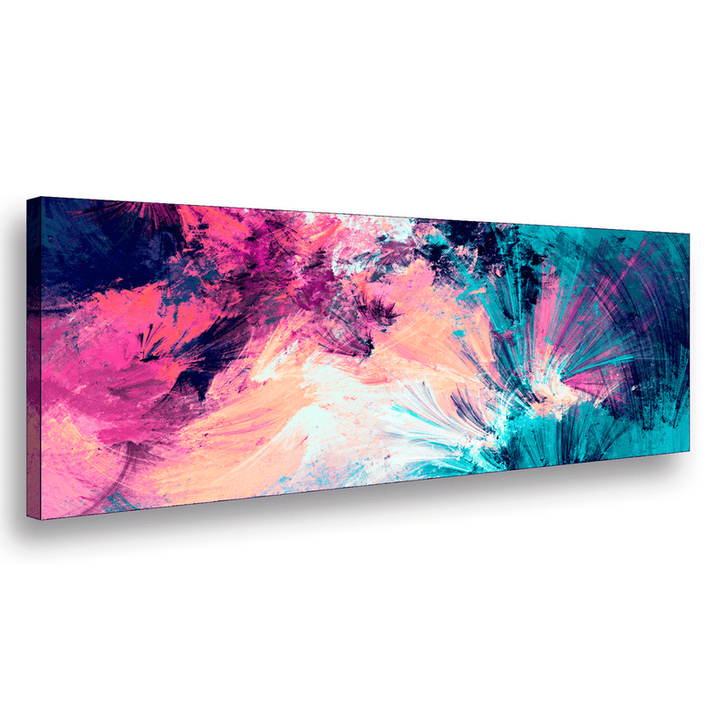 Canvas Abstract Magenta