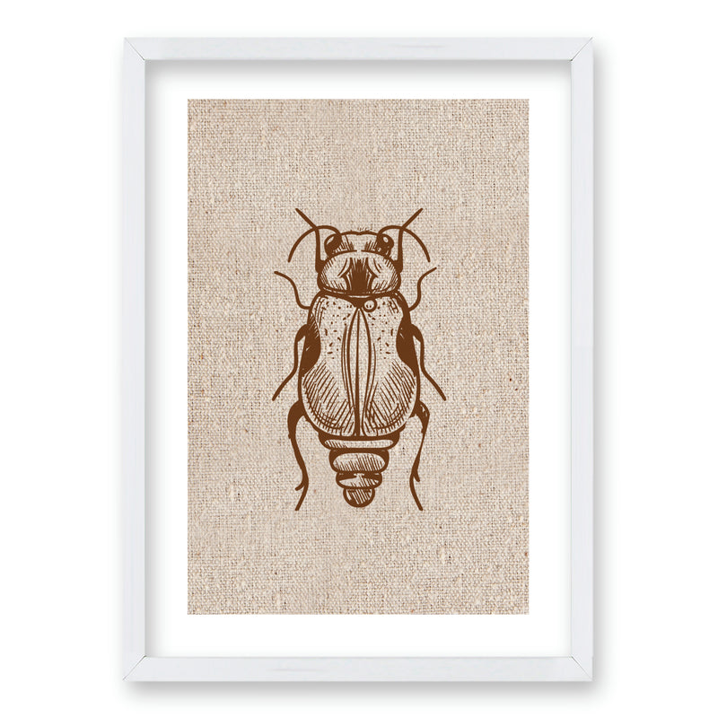 Cuadro Escarabajo en Lino