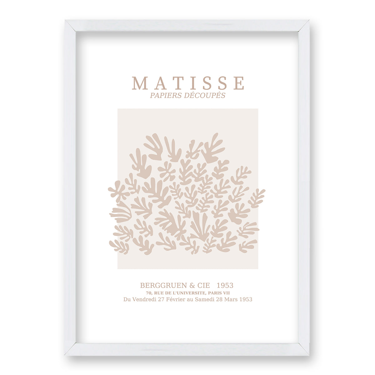 Cuadro Matisse Rose III