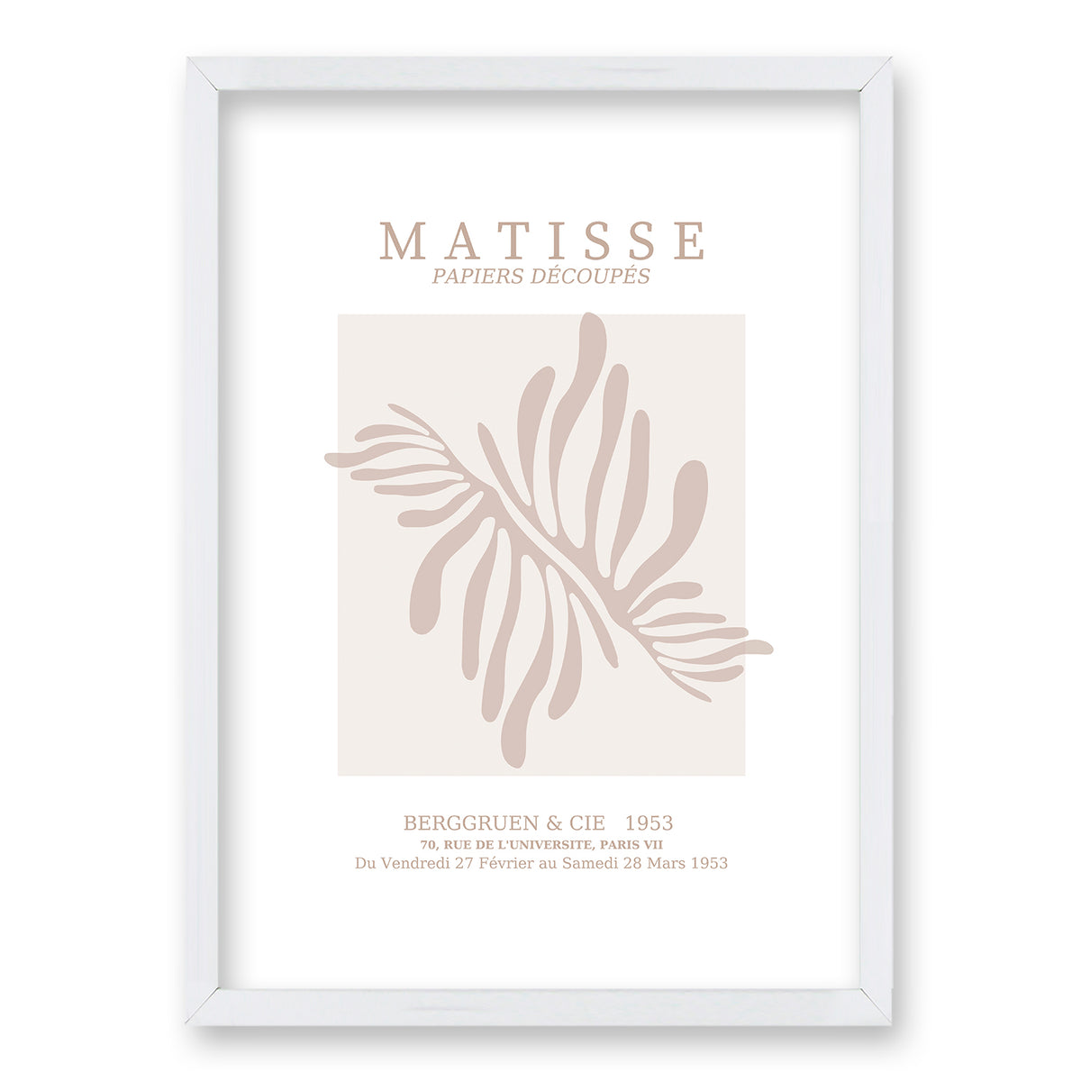 Cuadro Matisse Rose II