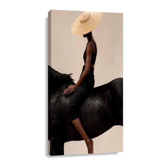 Canvas Caballo Negro
