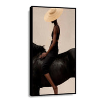 Canvas Caballo Negro