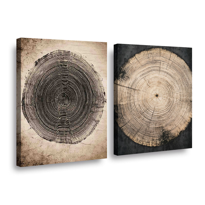 Canvas duo Marca de árbol