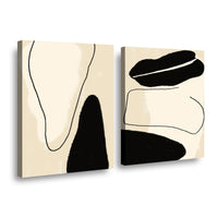 Canvas duo Manchas Isométricas