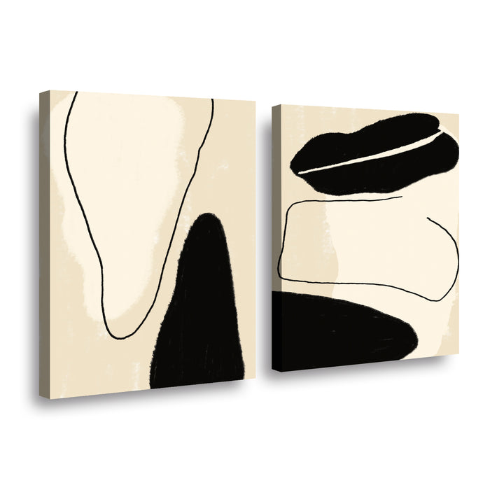 Canvas duo Manchas Isométricas