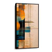 Canvas Abstracción Dorada III