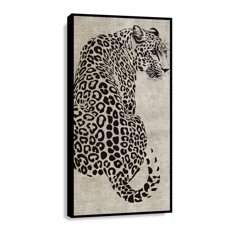 Canvas Elegancia Leopardina
