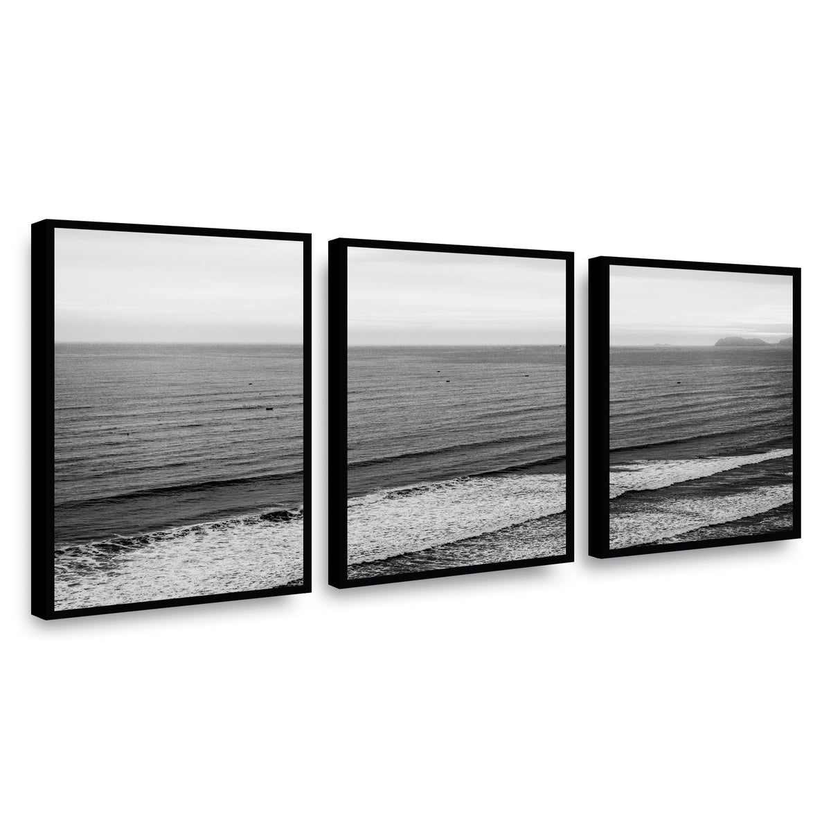 Canvas Trio Playa Nostalgica