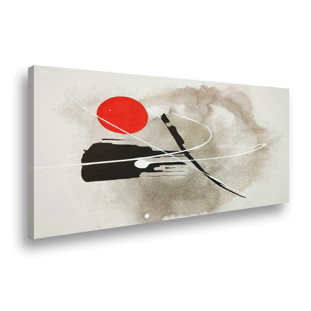 Canvas Red Circle