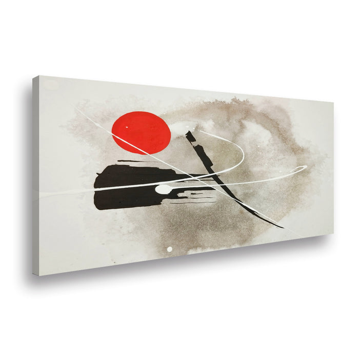 Canvas Red Circle