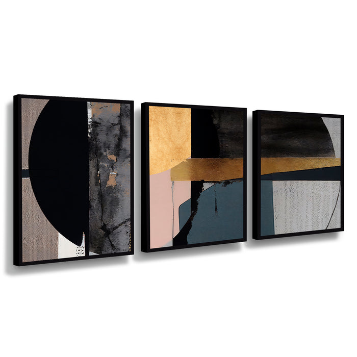 Canvas Trio Ocasos Fragmentados