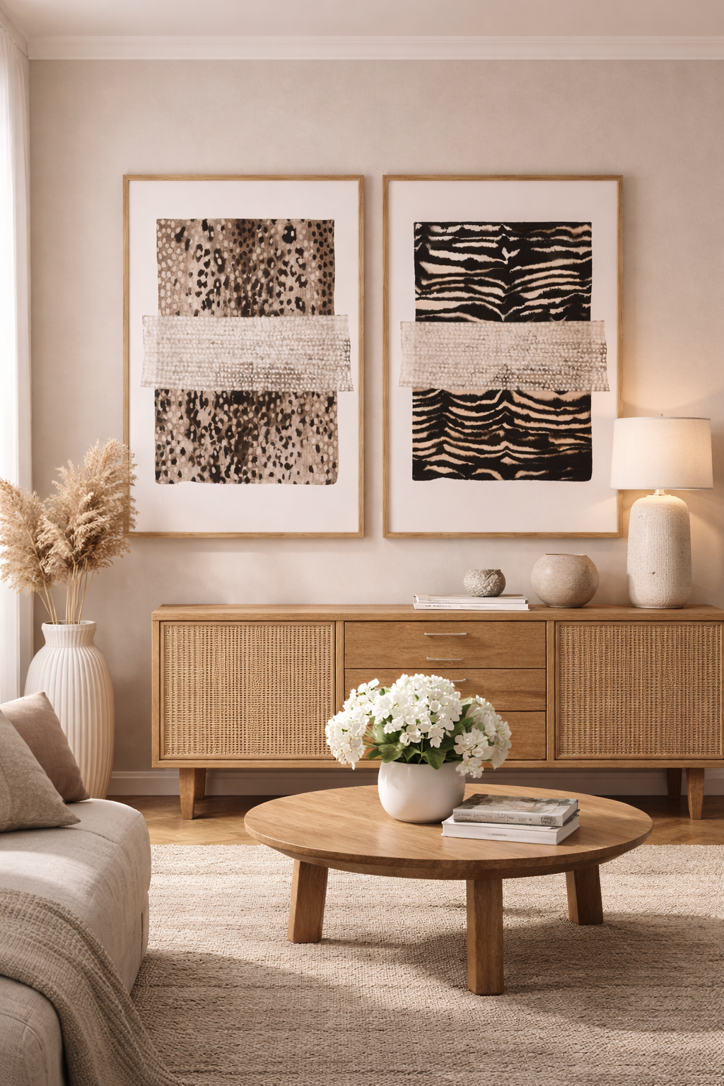 Cuadro Duo Animal Print