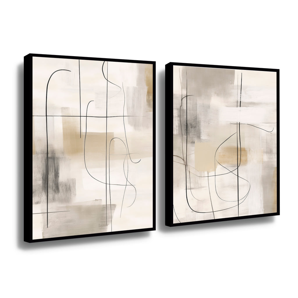 Canvas duo Contraste Gradual