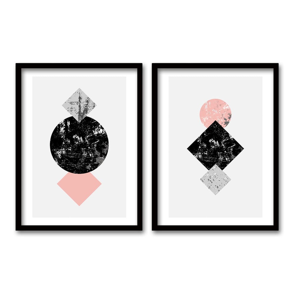 Cuadro Duo Negro Pink