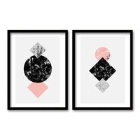 Cuadro Duo Negro Pink
