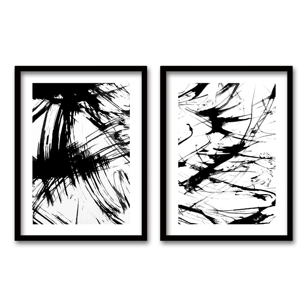 Cuadro Duo Abstract Brush