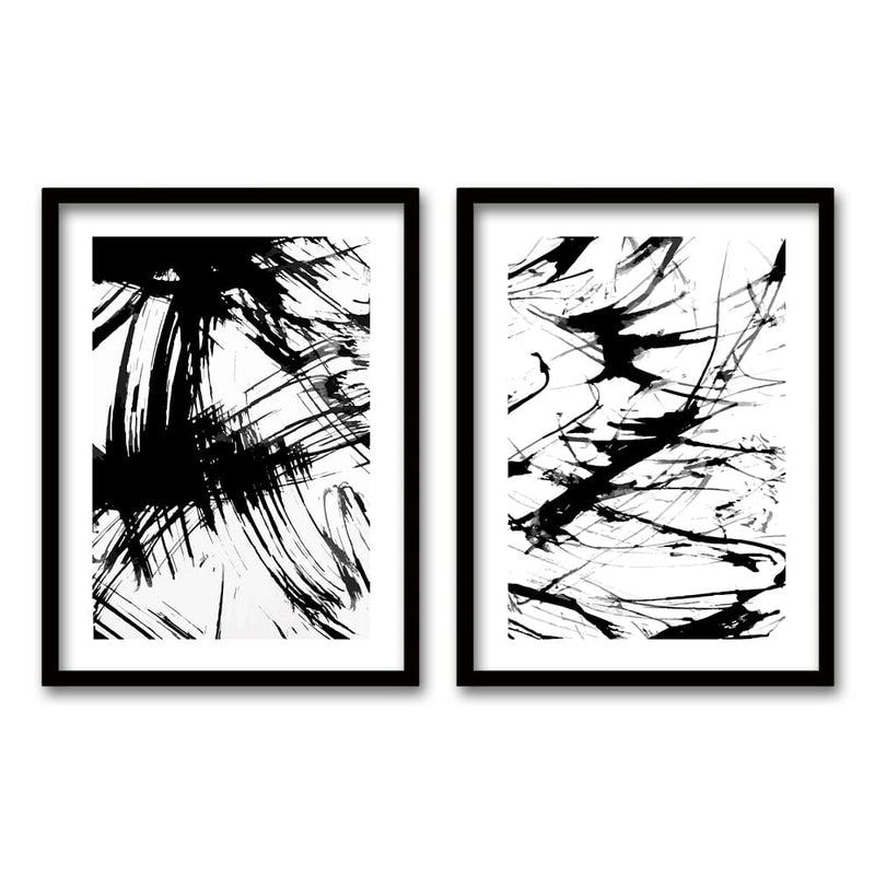 Cuadro Duo Abstract Brush