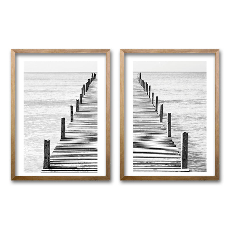 Cuadro Duo Muelle en Gris