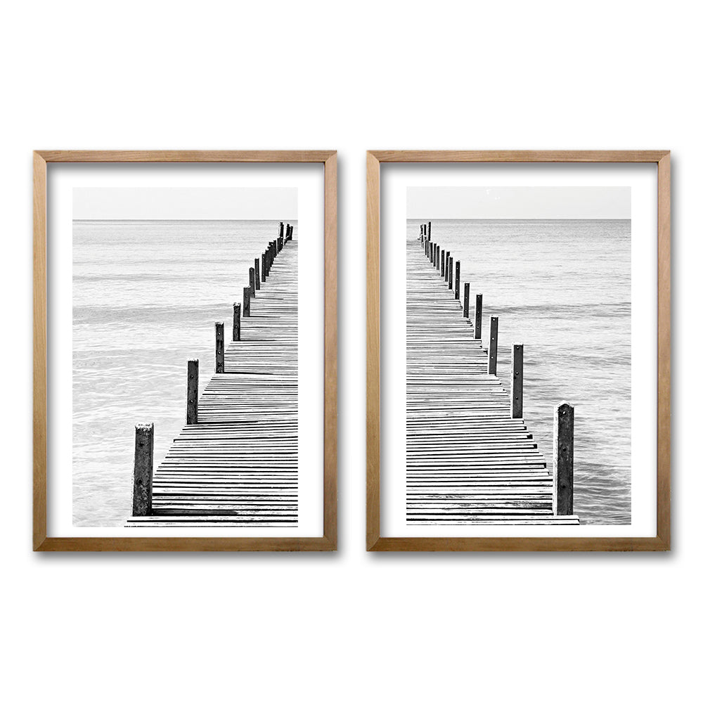 Cuadro Duo Muelle en Gris