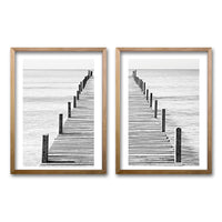 Cuadro Duo Muelle en Gris