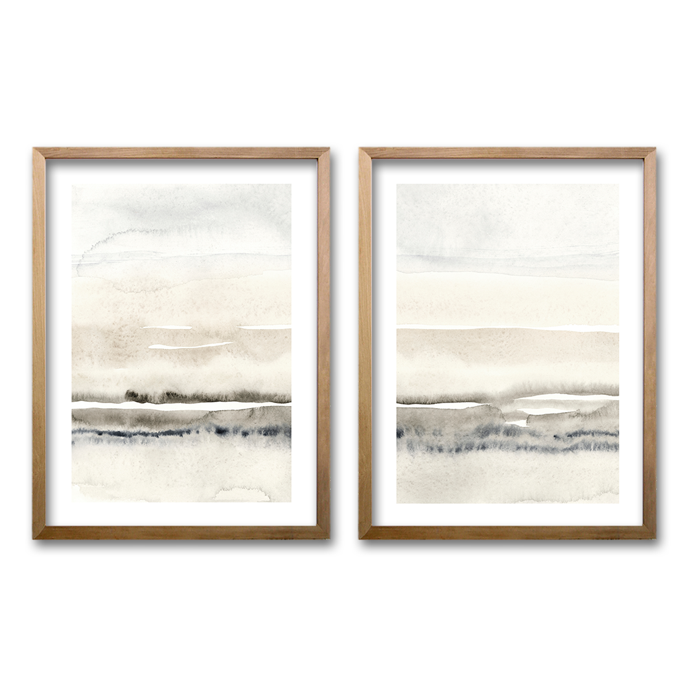Cuadro Duo Olas al Acuarela vita