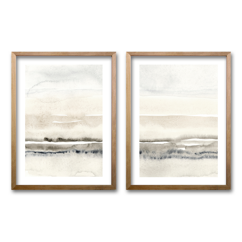 Cuadro Duo Olas al Acuarela vita
