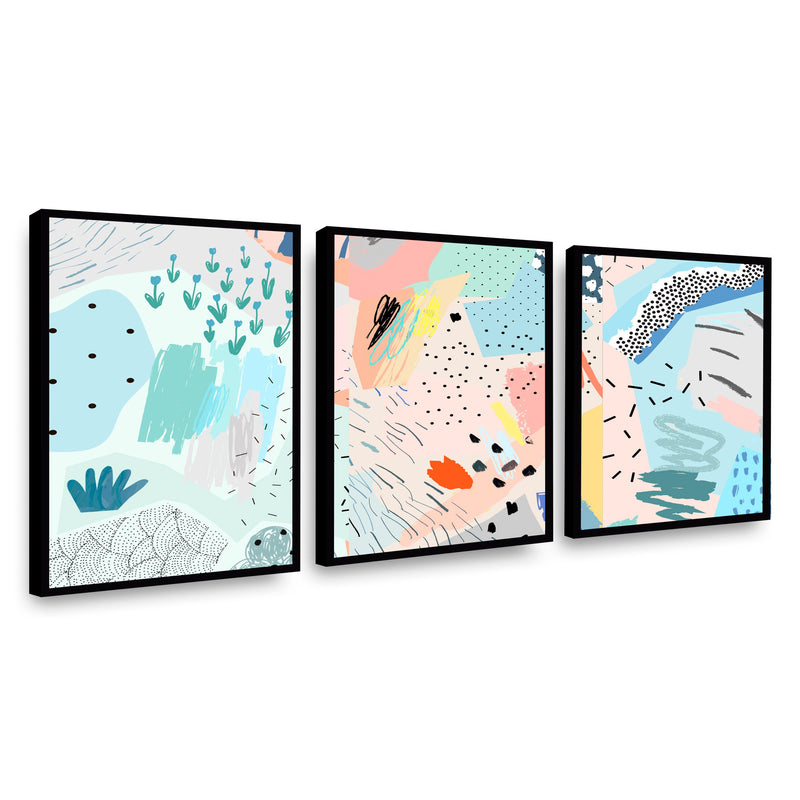 Canvas trio Flowers