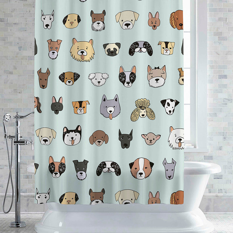 Cortina de Baño de Perro