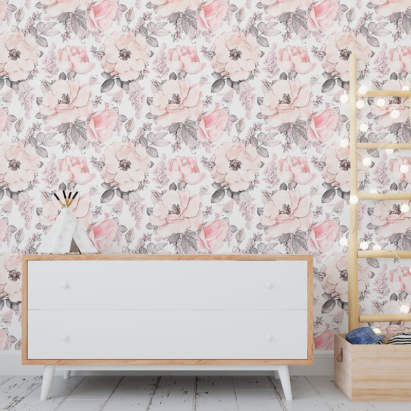 Papel Mural Pastel Rose