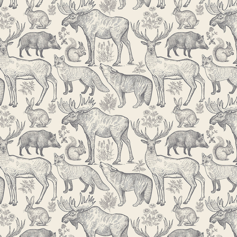 Papel Mural Animales Vintage