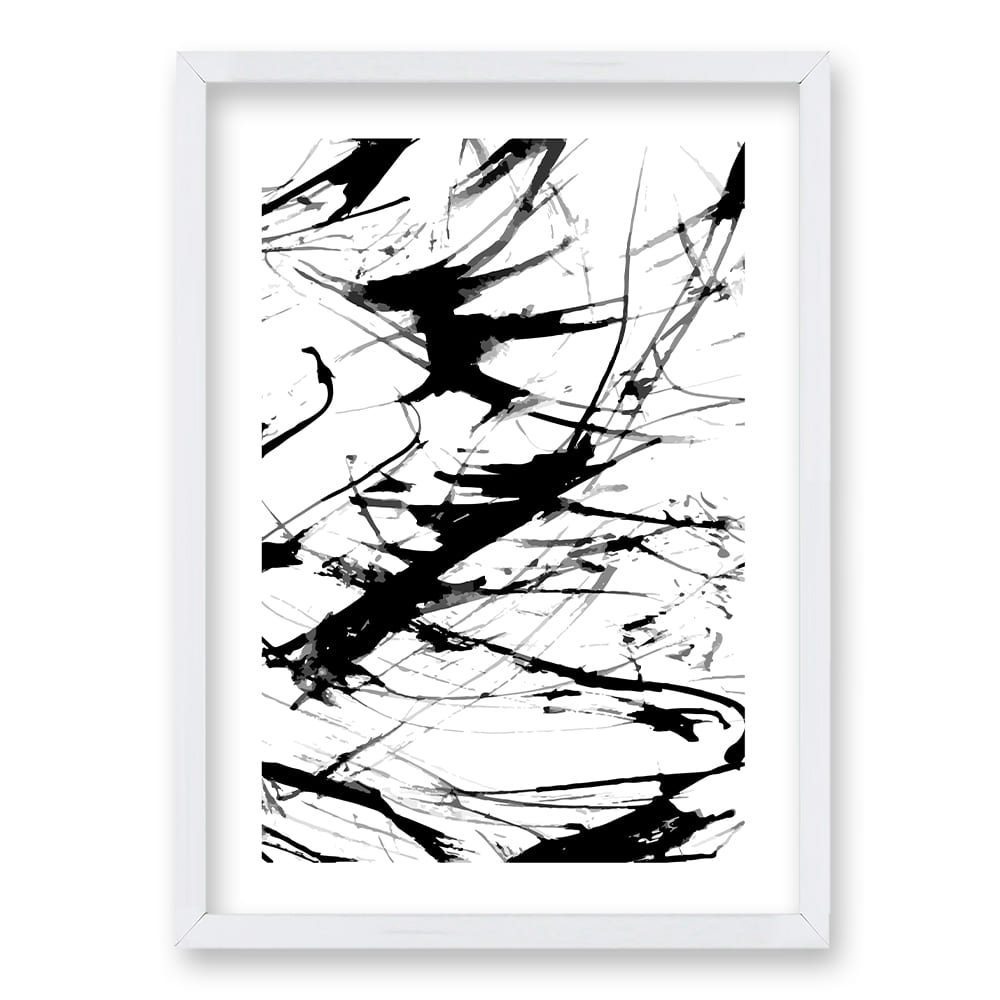 Cuadro Brush Black II