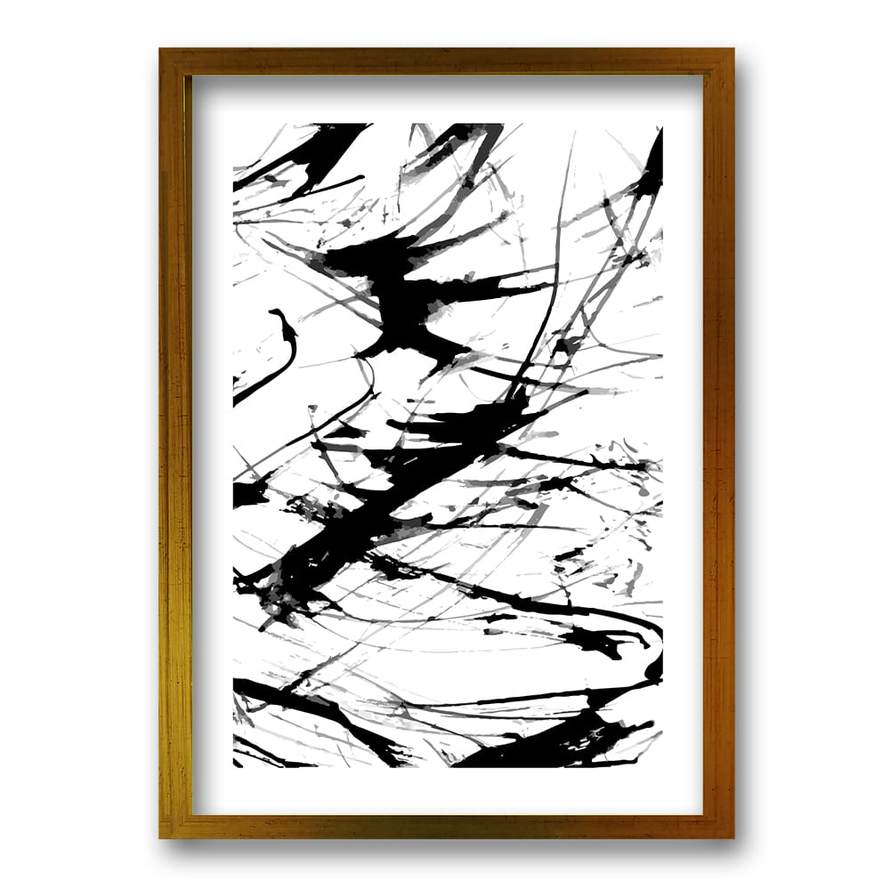 Cuadro Brush Black II