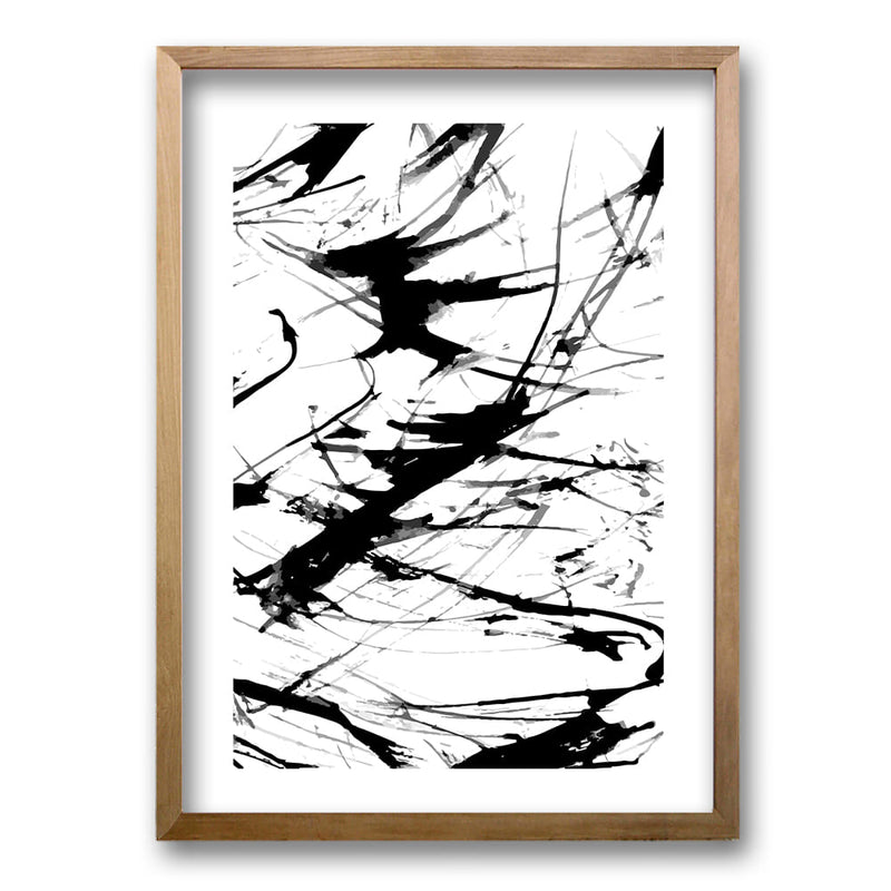Cuadro Brush Black II
