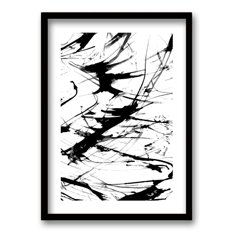 Cuadro Brush Black II