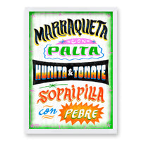 Cuadro Comidas