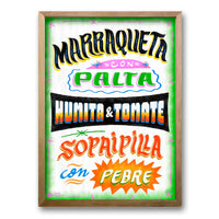 Cuadro Comidas